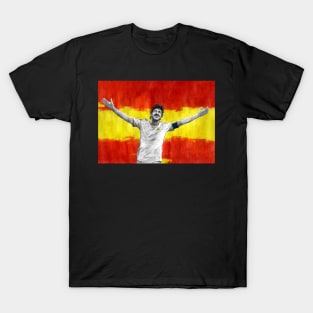 Raúl González Blanco - Real Madrid - La Liga Football Artwork T-Shirt